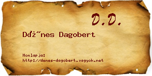 Dénes Dagobert névjegykártya